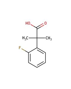 Astatech 2-(2-FLUOROPHENYL)-2-METHYLPROPANOIC ACID; 5G; Purity 95%; MDL-MFCD11036900